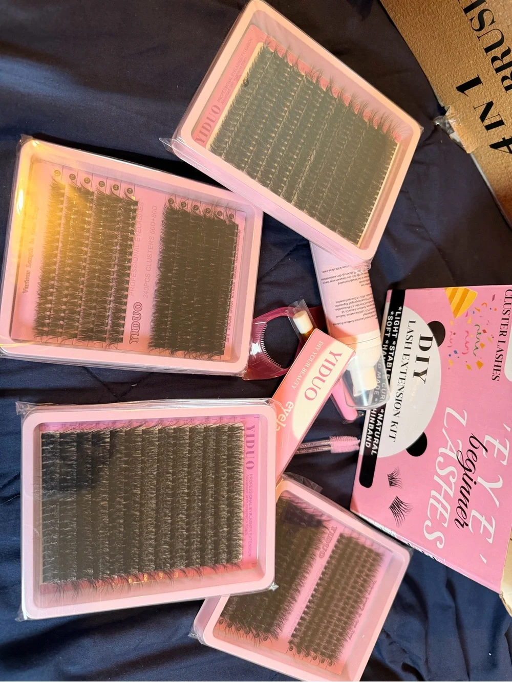 Pink DIY Lash Extension Kit - Beginner Cluster Lashes